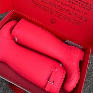 Hunter tall rain boots